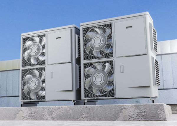 close-up-heat-pump-outside-home - Image 2